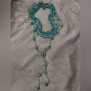 Turquoise Beaded Necklace